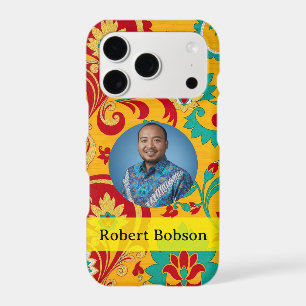Luxueux Or Indonésien Floral Tissé Bohème Personna