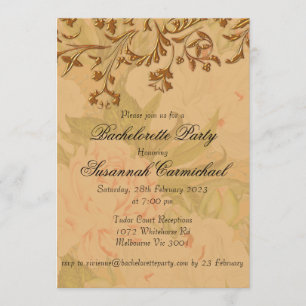 Luxurious and Elegant Boho Bachelorette Invitation