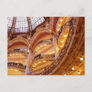Luxurious Architecture, Paris France, Golden Postcard