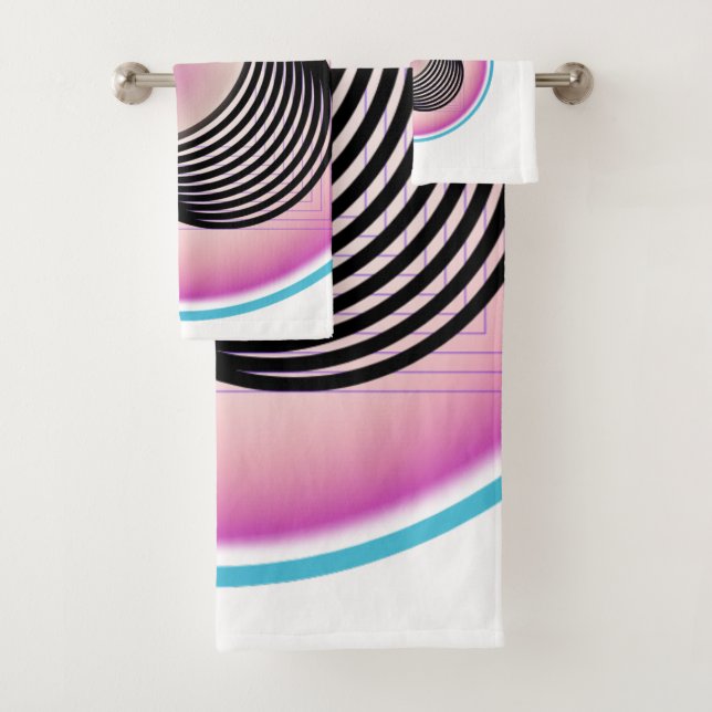 Luxurious Bath Towel Set Design on Zazzle (Insitu)