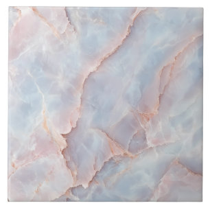 Luxurious Blue and Pink Gemstone Modern Elegant Tile