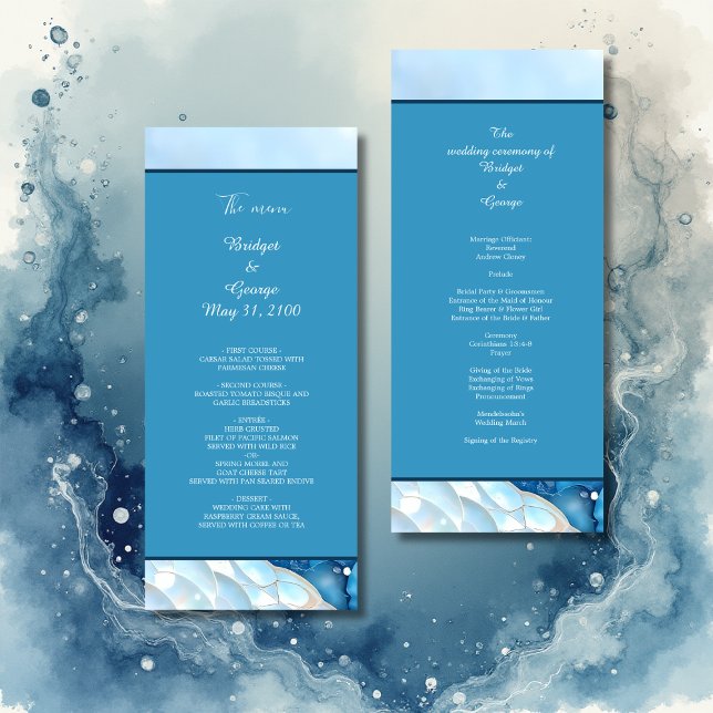 Luxurious Blue Watercolor Abstract Pearlescent Program (Creator Uploaded)