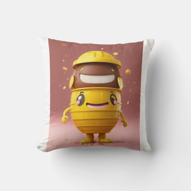 Luxurious Comfort Pillow-Polyester q Throw Pillow (Front)