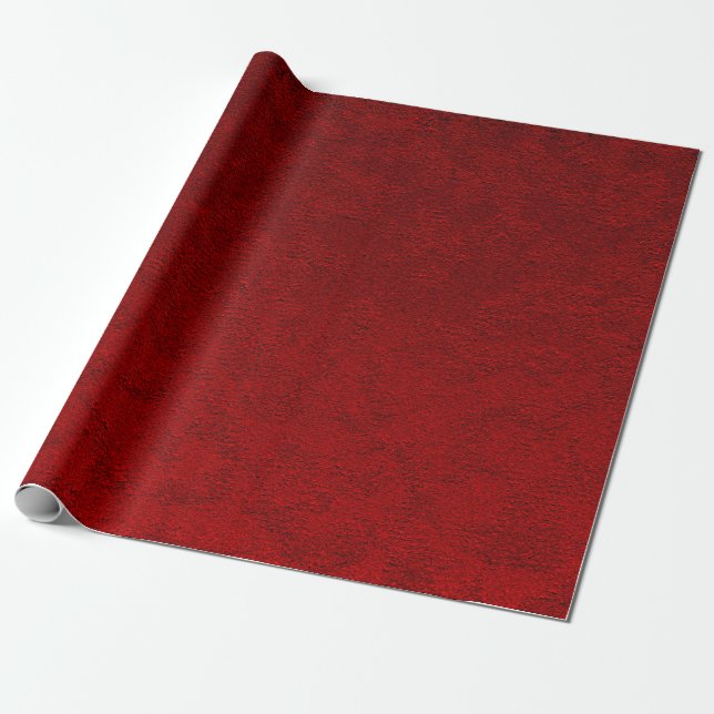 luxurious deep red wrapping paper (Unrolled)