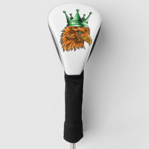 Luxurious design Eagle with crown leather Golf Head Cover