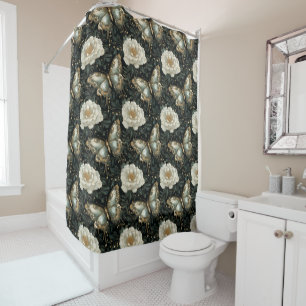 Luxurious Floral & Butterfly Seamless Pattern