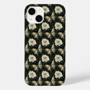 Luxurious Floral & Butterfly Seamless Pattern Case-Mate iPhone 14 Case