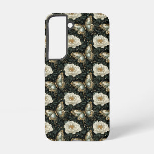 Luxurious Floral & Butterfly Seamless Pattern Samsung Galaxy Case