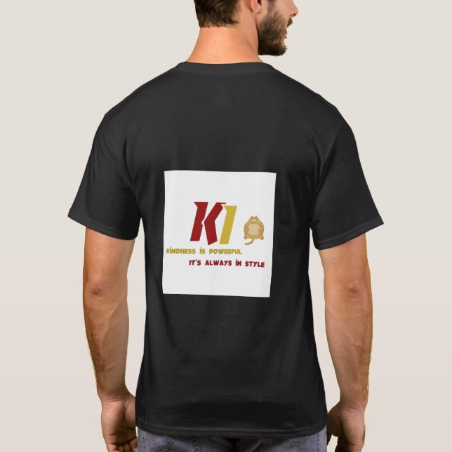 Luxurious Floral Cascade T-Shirt (Back)