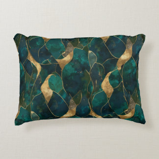Luxurious Geometric Abstract Accent Pillow