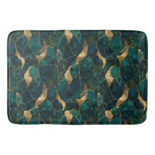 Luxurious Geometric Abstract Bath Mat
