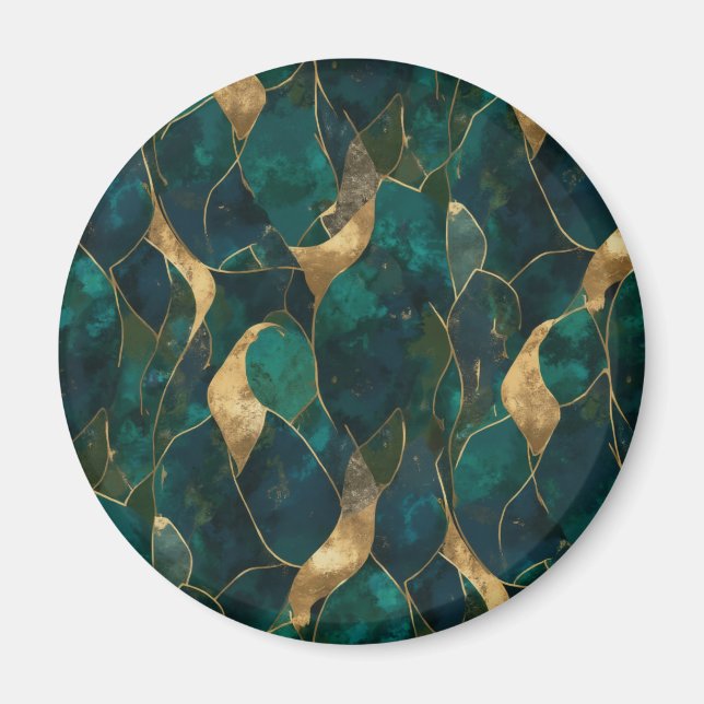 Luxurious Geometric Abstract Magnet (Front)