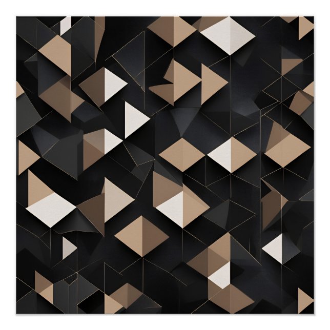 Luxurious Geometry Poster (Front)