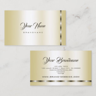 Luxurious Gold Effect Professional and Simple Business Card