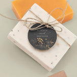 Luxurious Gold Floral Minimalist Wedding Favour Tags<br><div class="desc">Add a touch of elegance to your special day with our "Luxurious Gold Floral Minimalist Wedding Favour Tags" This exquisite design features a personalized names surrounded by delicate gold floral accents. The minimalist typography and rich colour palette, dominated by luxurious gold tones, create a sophisticated and timeless look. Perfect for...</div>