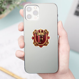 Luxurious Gold Frame With Crowned Monogram