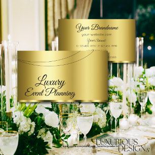 Luxurious Gold Glamourous Professional and Simple Business Card