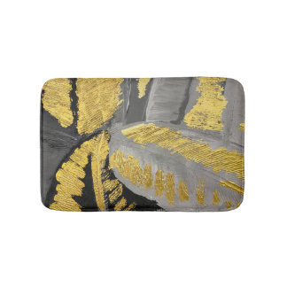 Luxurious Gold: Vintage Grunge Texture. Bath Mat