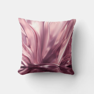 Luxurious Golden 3D Illustration Background Throw Pillow