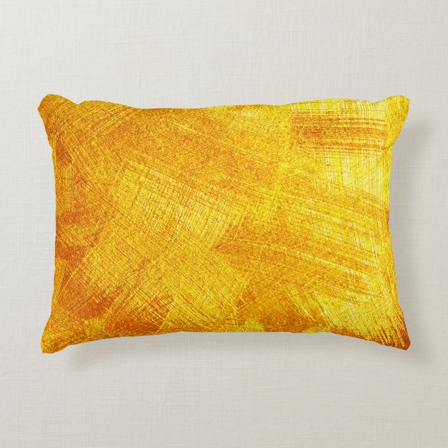 Luxurious golden texture, abstract background. accent pillow (Front)
