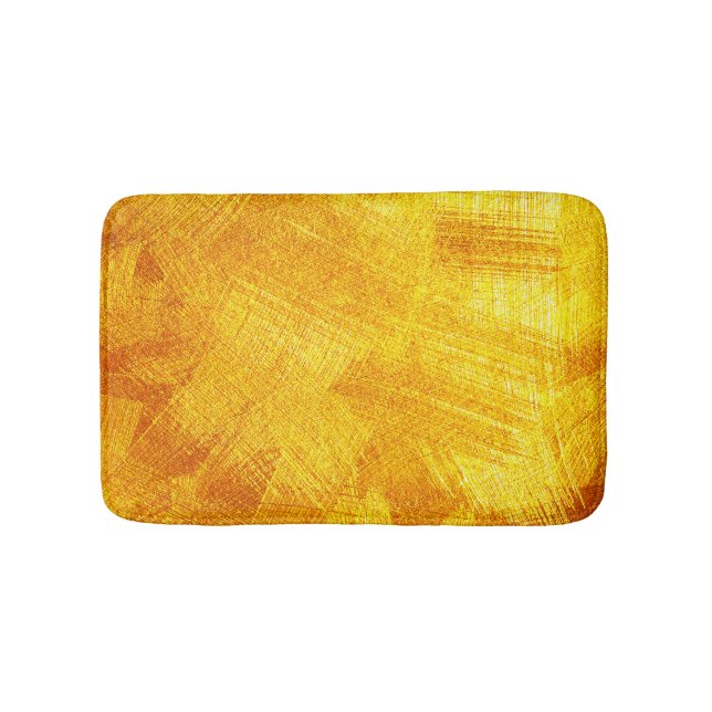 Luxurious golden texture, abstract background. bath mat (Front)