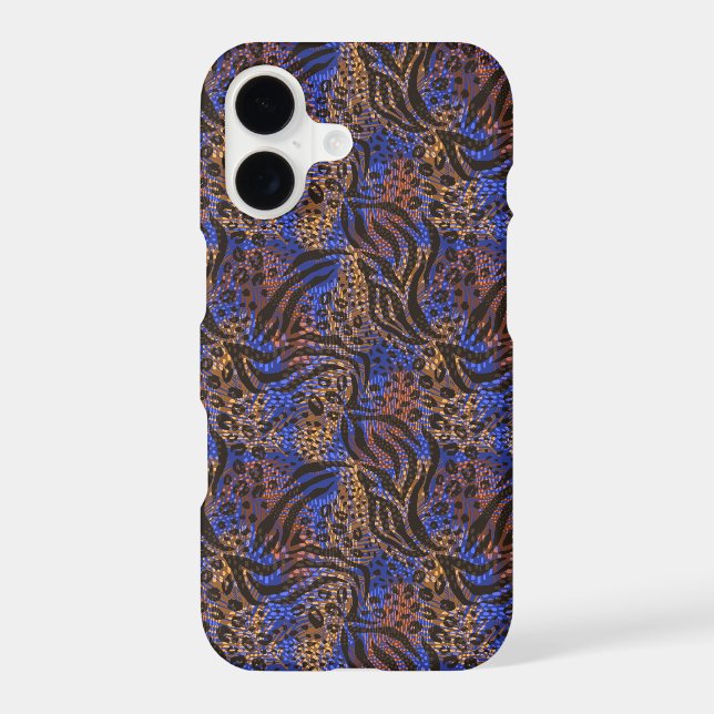 Luxurious Leopard and Zebra Print Pattern (Back)