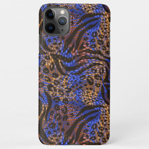 Luxurious Leopard and Zebra Print Pattern iPhone 11Pro Max Case