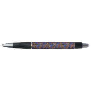Luxurious Leopard and Zebra Print Pattern Pen