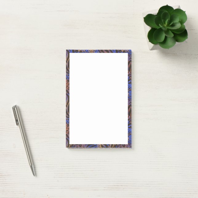 Luxurious Leopard and Zebra Print Pattern Post-it Notes (Office)