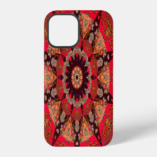 Luxurious mandala seamless, starry floral. iPhone 12 case