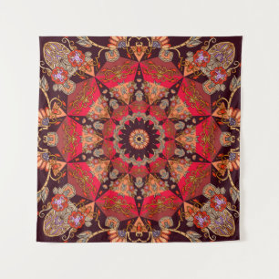 Luxurious mandala seamless, starry floral. tapestry