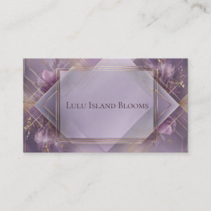 Luxurious Modern Geometric Art Deco Business Card