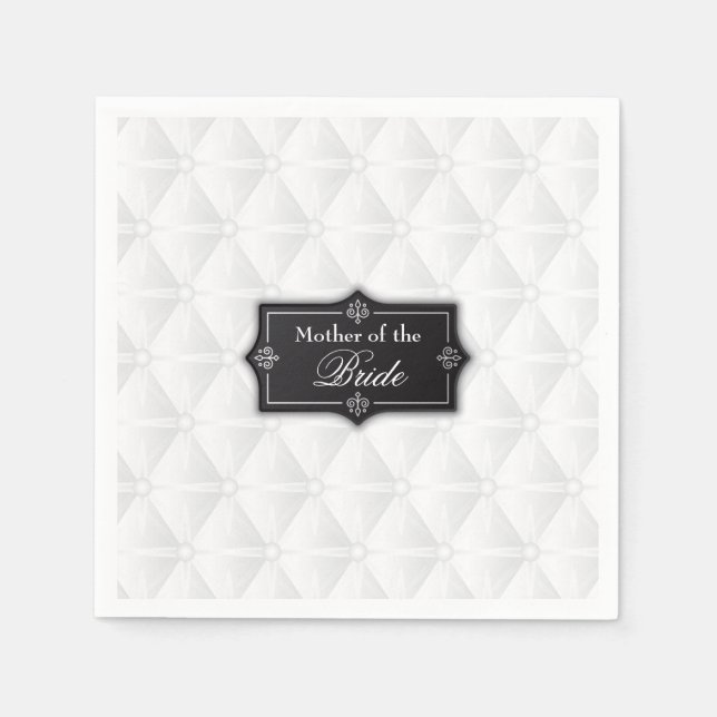 Luxurious Mother of the Bride Wedding | Napkin (Front)