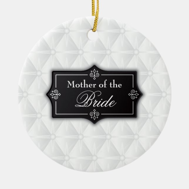 Luxurious Mother of the Bride Wedding | Ornament (Front)