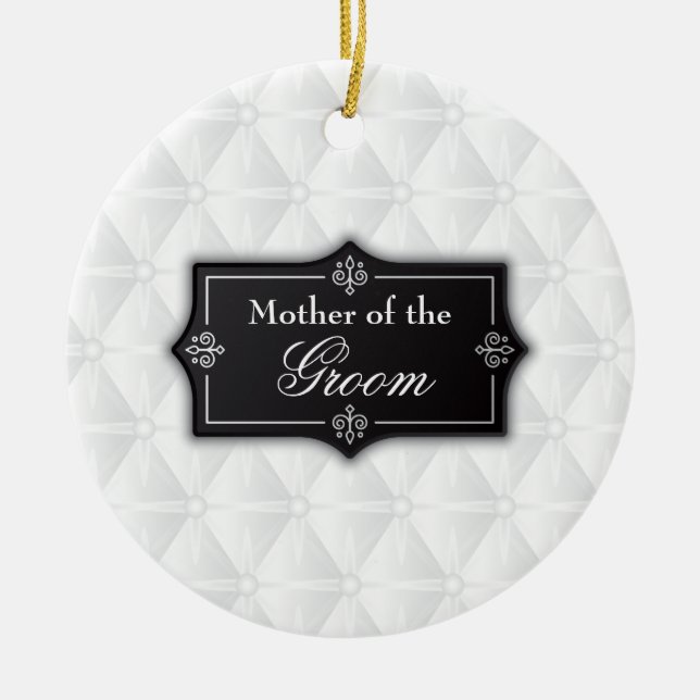 Luxurious Mother of the Groom Wedding | Ornament (Front)