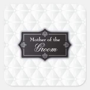 Luxurious Mother of the Groom Wedding Sticker Seal