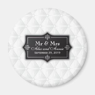 Luxurious Personalized Wedding Magnet