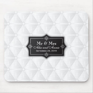 Luxurious Personalized Wedding Mousepad