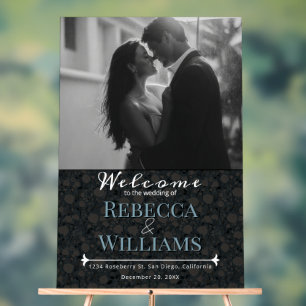 Luxurious Rose Destination Wedding Signs