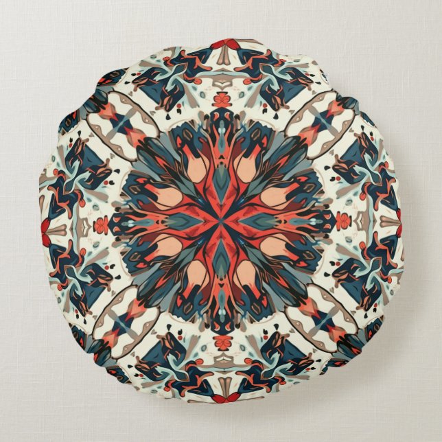 Luxurious round cushion (Back)
