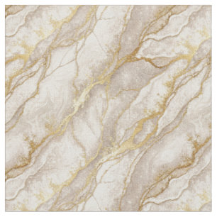 Luxurious Royal Gold Vein Marble Stone Design Fabric