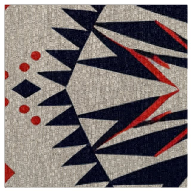 Luxurious Teal "Cosmic Interlock" Linen Textile Fabric (Swatch)