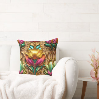 "Luxurious Throw Pillow: Elegant Comfort for Your  Pillow