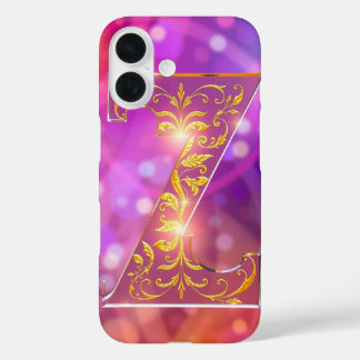 Luxurious Transparent Letter Z  iPhone 16 Case