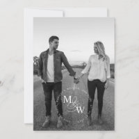 Luxurious Typography Wedding Save the Date