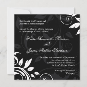Luxurious Vines Wedding Invitation