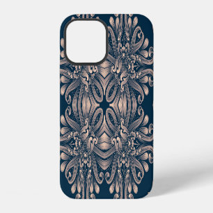 Luxurious Vintage Damask Seamless Pattern iPhone 12 Case