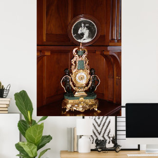 Luxurious watch  in the royal room Livadia palace Poster