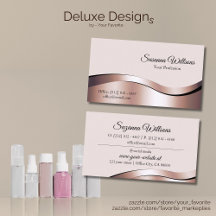 Luxurious Waved Rose Gold Decor Deluxe Eye Catcher