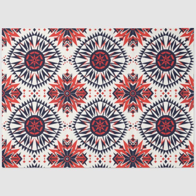Luxurious White "Cosmic Interlock" Gift Tissue Pap Paper (Front)